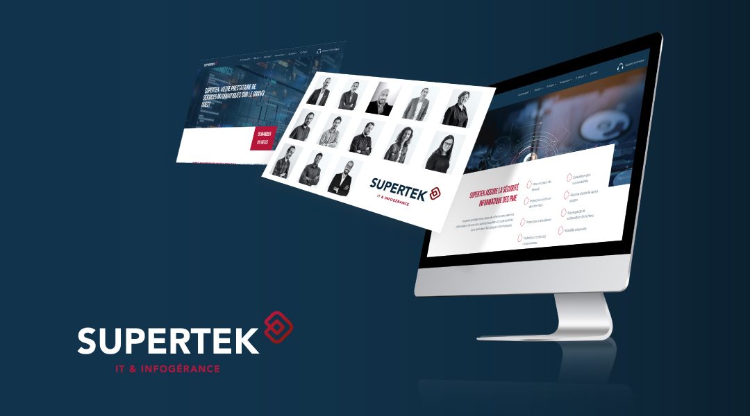 Un nouveau logo et un nouveau site web pour supertek, filiale informatique du groupe lbs